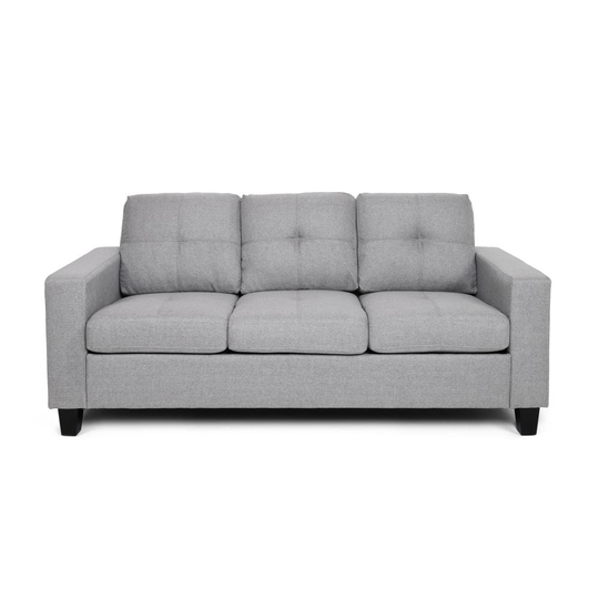 Best Selling Home Decor Bowen Modern Gray and Natural Polyester/Blend Sofa | 309141