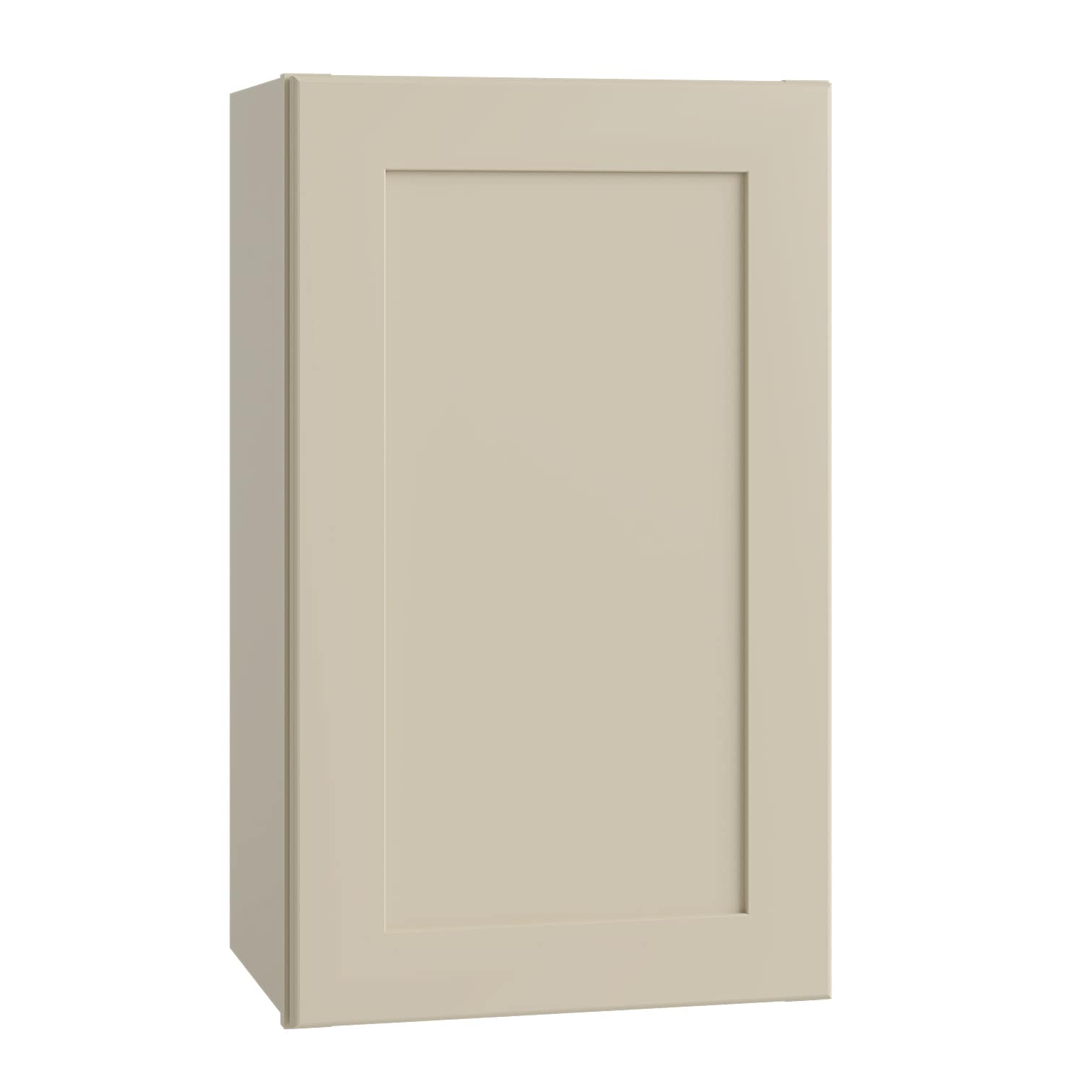 Luxxe Cabinetry 18-in W x 30-in H x 12-in D Norfolk Blended Cream Painted Door Wall Fully Assembled Semi-custom Cabinet in Off-White | W1830L-NBC