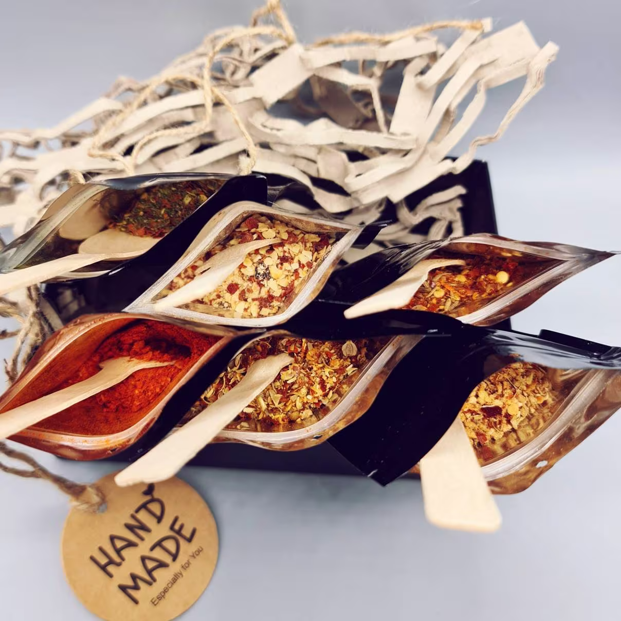 Chili Spice Selection Box| Six Different Chili Spice Blends|Chili Gift |Resealable Bags