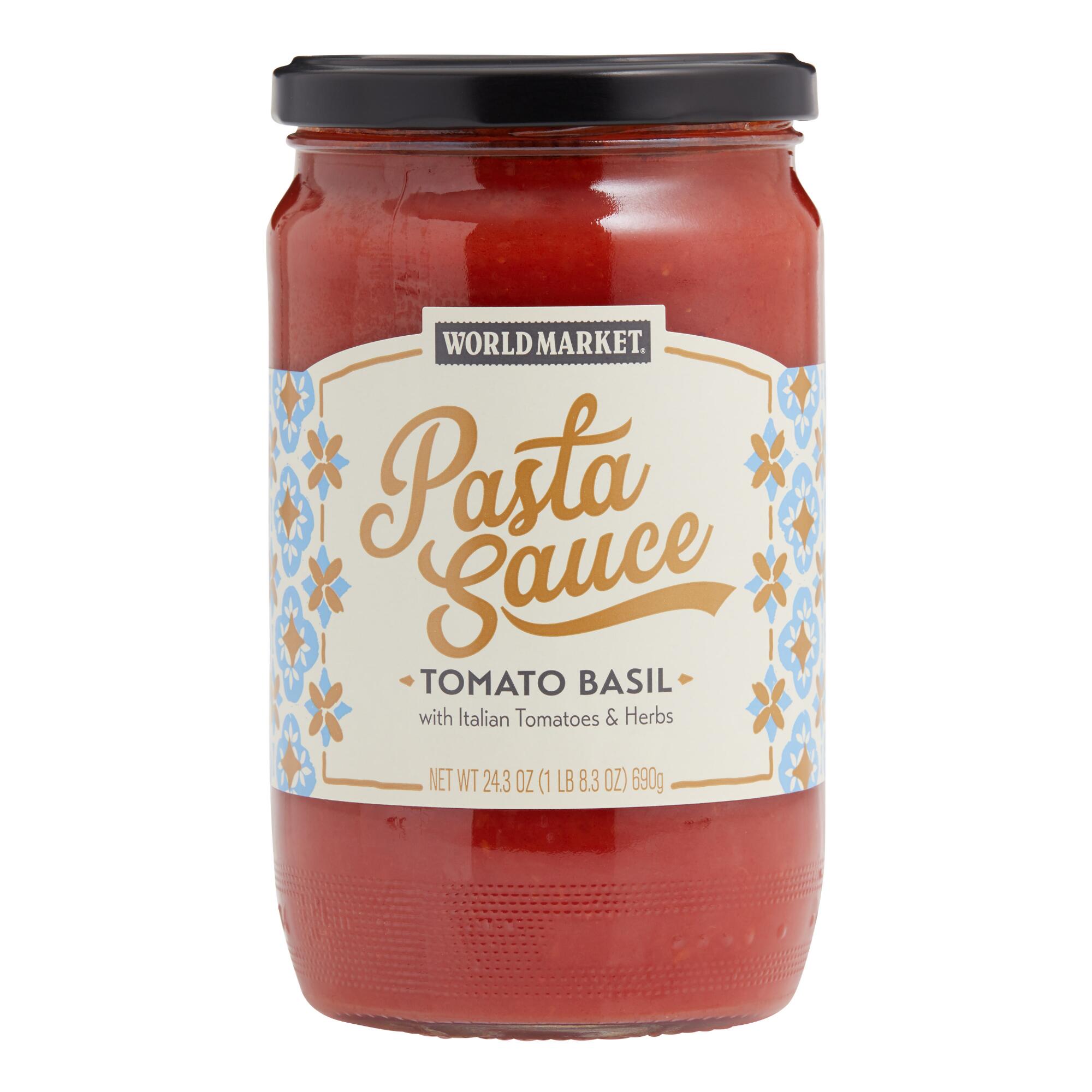 World Market Tomato & Basil Pasta Sauce Set of 6 by World Market