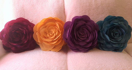Hailey's Favorite Flower Throw Pillow Collection