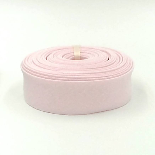 Bias Linen Blend Quilt Binding 1 1/4" Single Fold Blush Pink