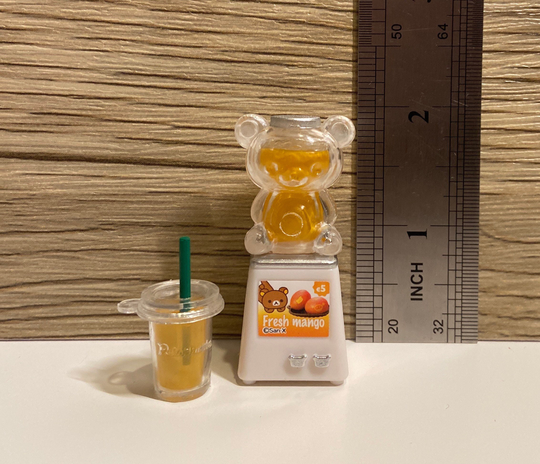 Re-Ment Miniature Rilakkuma Blender Juice Restaurant Cafe Dollhouse Blender