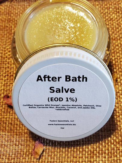 Vegan After Bath Salve | Certified Organic Essential Oils Blend