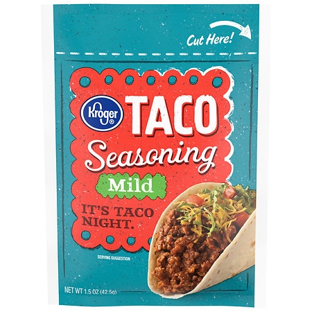 Kroger Taco Seasoning, Mild - 1.5 oz