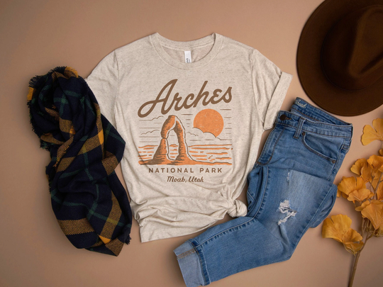 Arches National Park Moab Utah Tri Blend Unisex T-Shirt