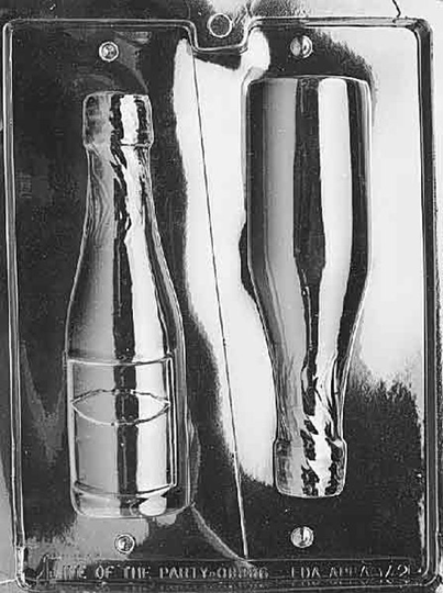 Food/Drink Large Champagne Bottle Dim 7 1/2"" Tall 2"" Dia Weight 8.6 Item No. Ao042