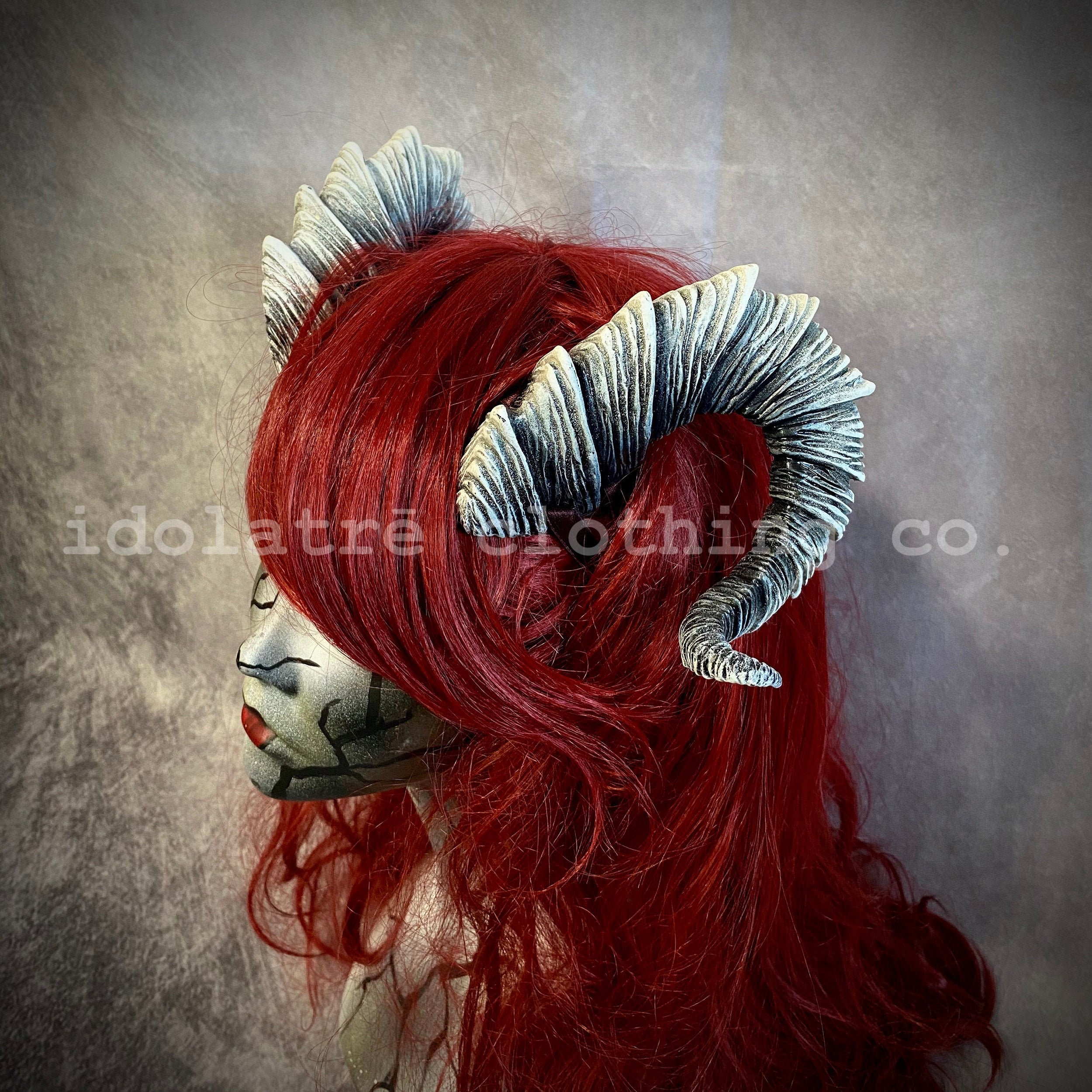 Spiral Spiked Ram Horn Fantasy Headband