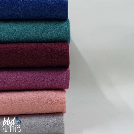 Wool Blend Felt Sheets Collection | Mayfair Court Colors 6 Sheets You Choose Size