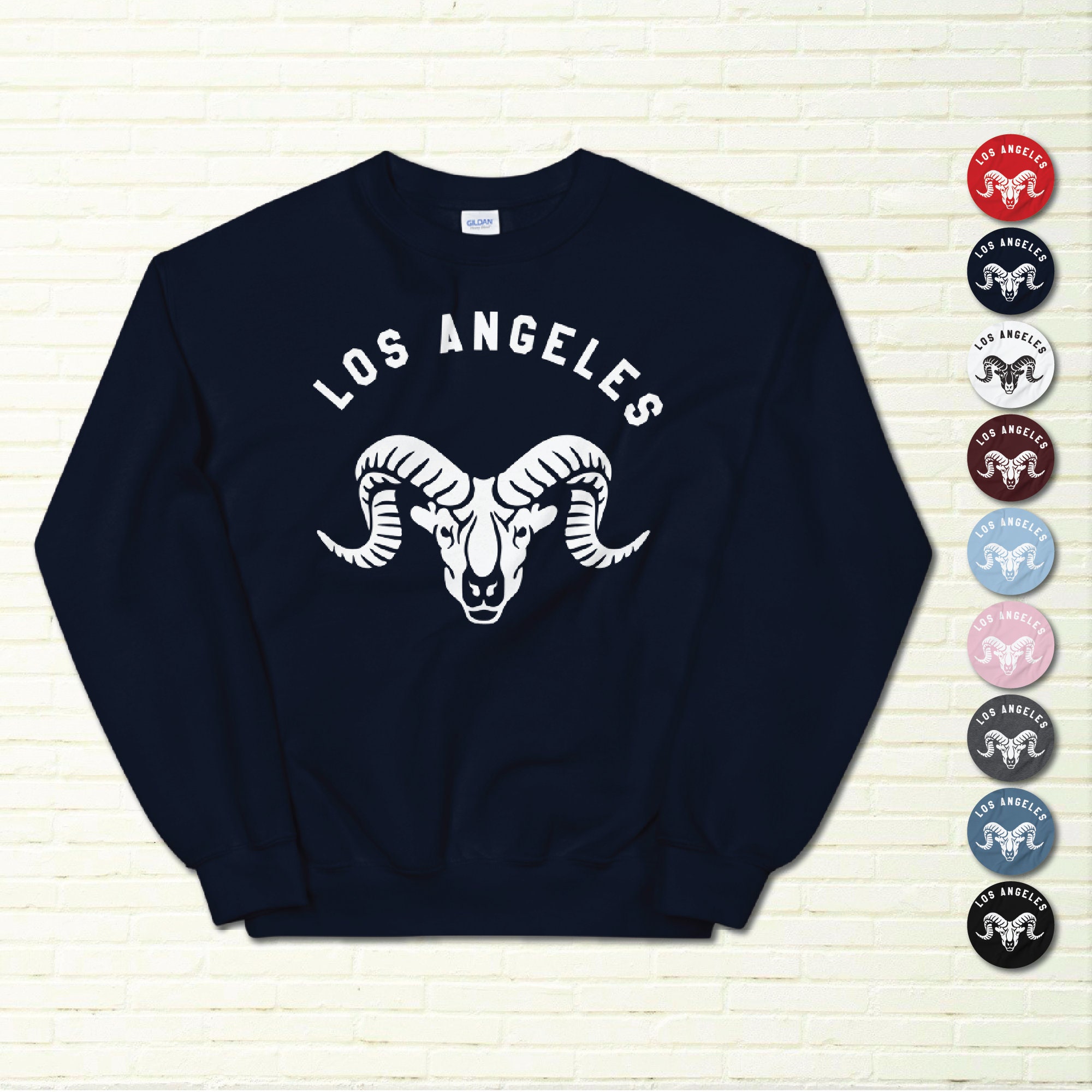 Los Angeles Rams Sweatshirt | California Football Gifts Unisex