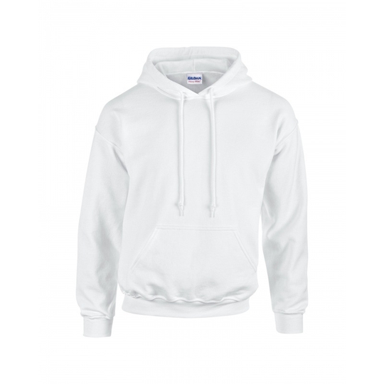 Men's Sweatshirt, Fleece Hoodie, Cotton-Blend Fleece Hooded Sweatshirt, Plush Fleece Pullover Hoodie - white, XX-Large
