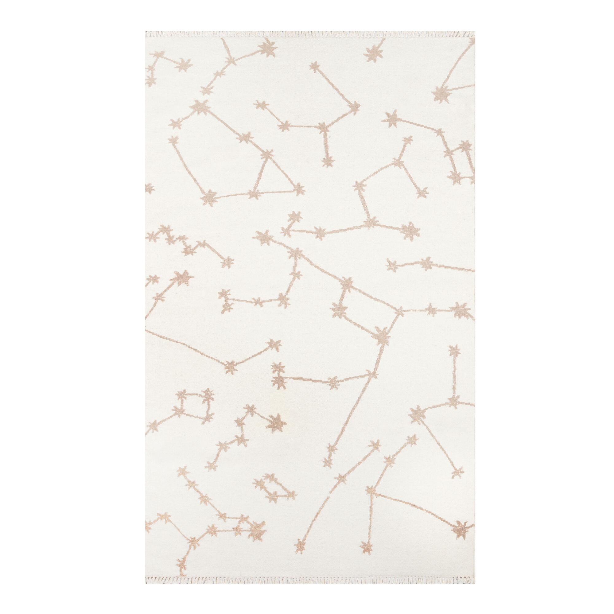Ivory Celestial Wool Emilia Area Rug by World Market