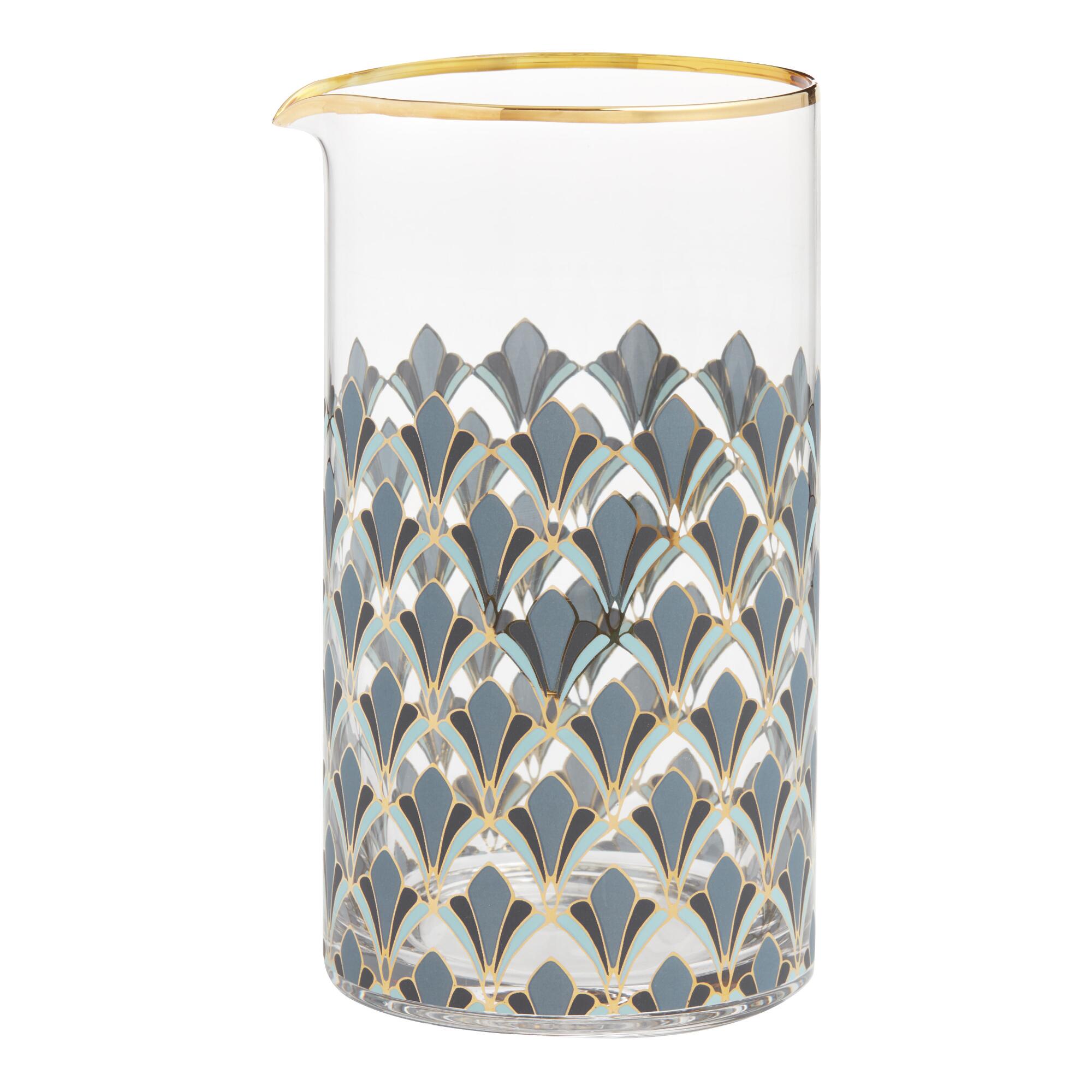 Art Deco Gable Cocktail Mixing Glass - Melamine by World Market
