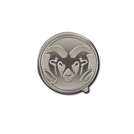 Colorado State Rams Antique Auto Emblem, Multicolor