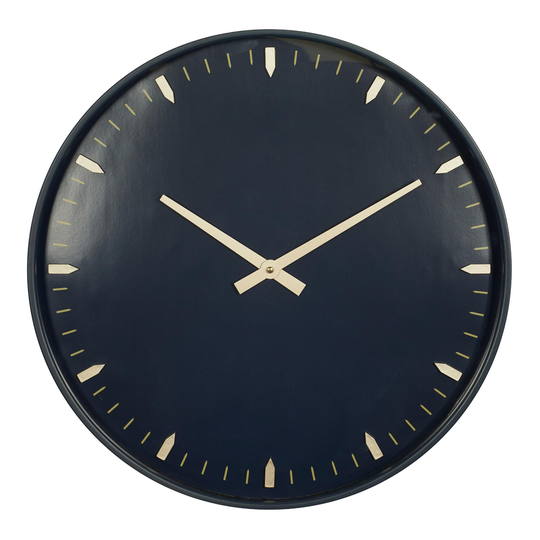 Black Glass Modern Wall Clock - Small by World Market