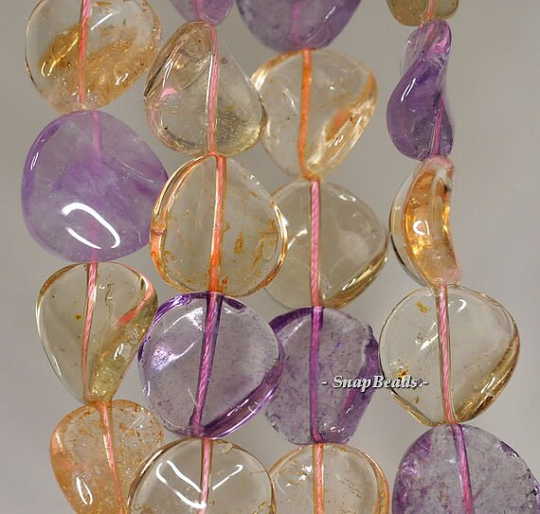 16mm Mix Quartz Gemstone Twist Round Loose Beads 7 Inch Half Strand Lot 1, 2, 6 & 12 | 90191158-B30-555
