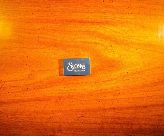 Vintage Matchbook, Scomas Seafood, Restaurant, Sausalito, California, with Match Sticks, Free Ship in Usa