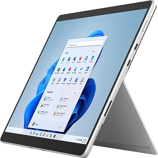 Microsoft Surface Pro 8 Multi-Touch 13" Tablet, WiFi, 16GB RAM, 256GB SSD, Windows 11 Home, Platinum (8PV-00001)