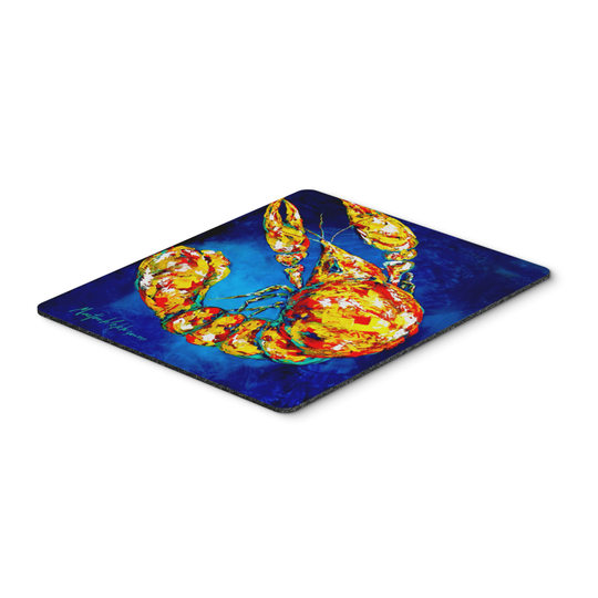 Caroline's Treasures MW1185MP Big Boy on Blue Crawfish Mouse Pad, Hot Pad or Trivet, Large, multicolor