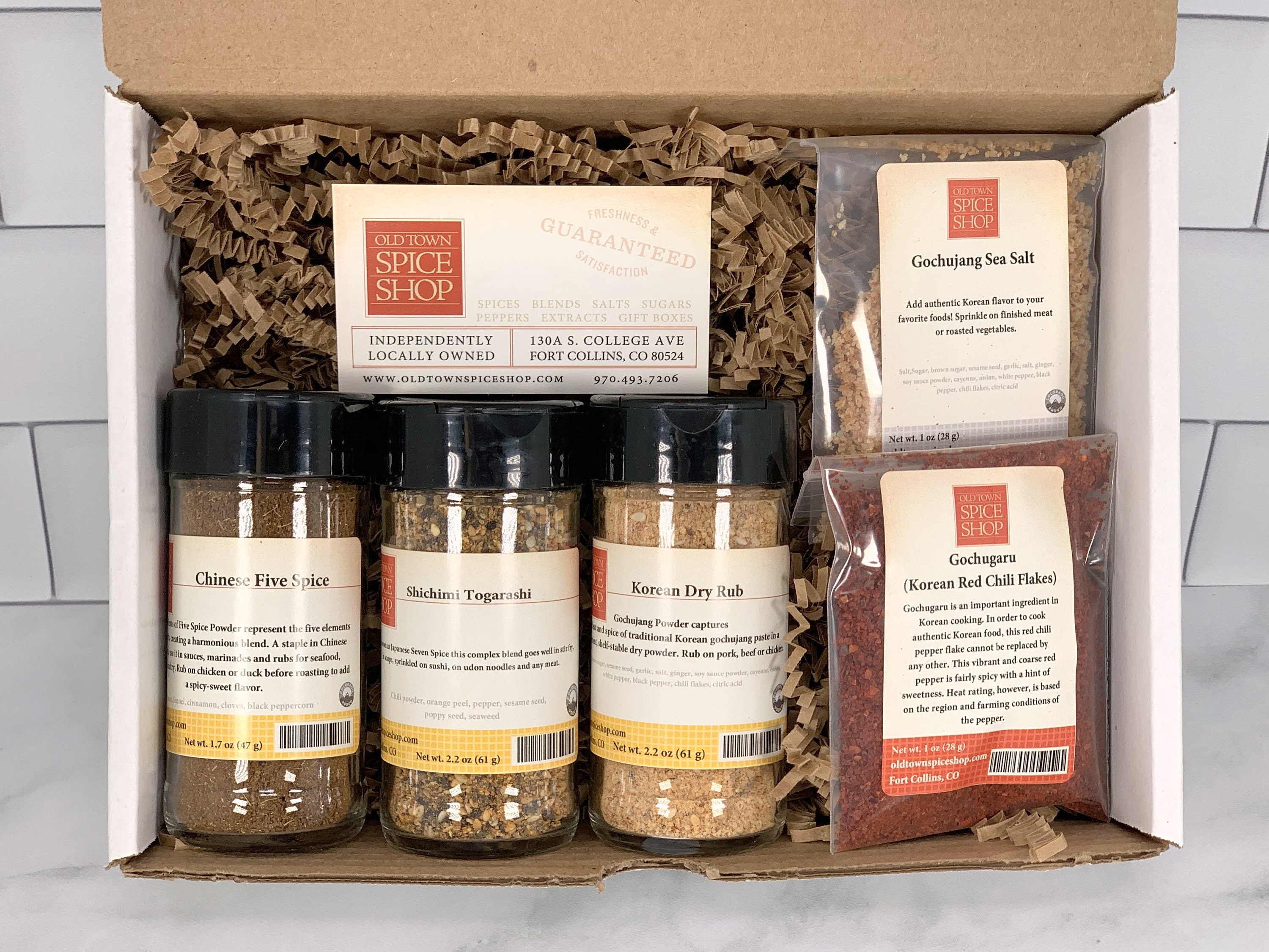 Flavors Of The Far East Gift Box, Gourmet Asian Spices, For Foodie