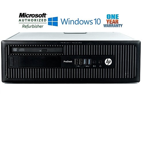 HP ProDesk 600 G1 Sff Core I5 4570 3.2 Ghz 8Gb RAM 120Gb Solid State Hard Drive, Windows 10 Pro, Refurbished