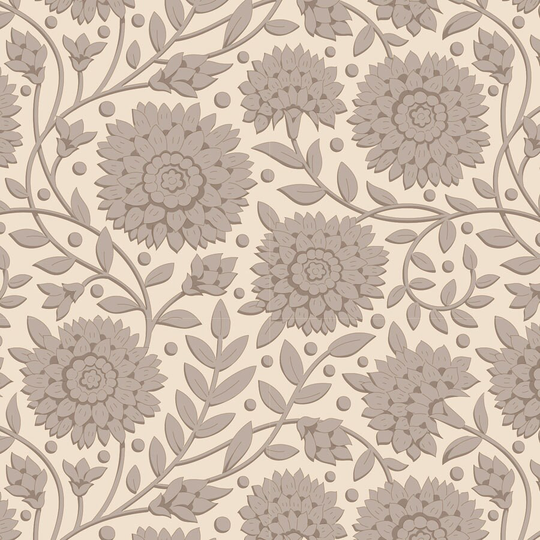 Tilda - Aella Blender Grey 110034 Designed By Tone Finnanger For Fabrics Sold The Half Yard Coordinates With Windy Days