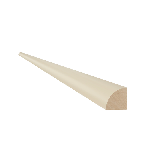 Luxxe Cabinetry Norfolk 0.75-in W x 96-in H x 0.75-in D Painted Blended Cream Cabinet Crown Moulding in Off-White | QR8-BC