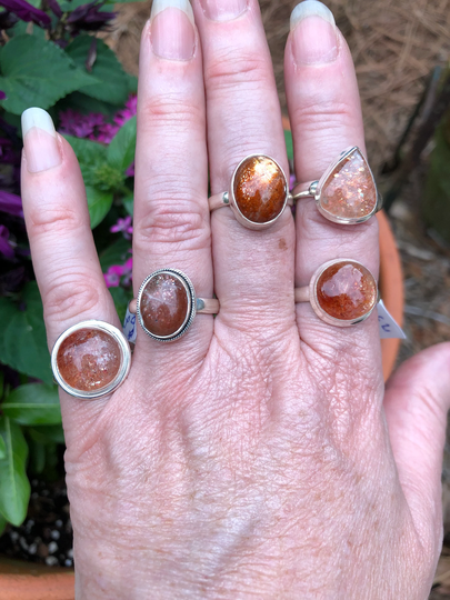 Sunstone Ring/8-10