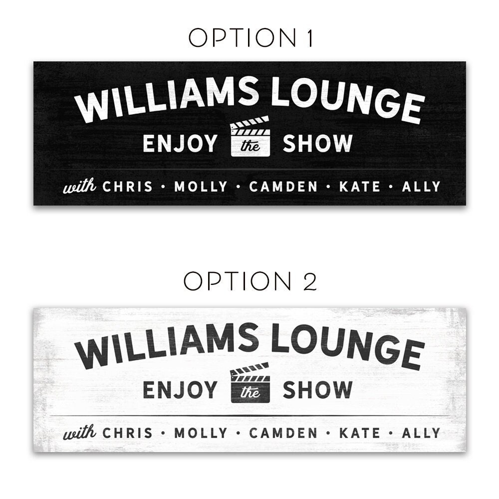 Movie Theater Decor | Home Sign Theatre Room