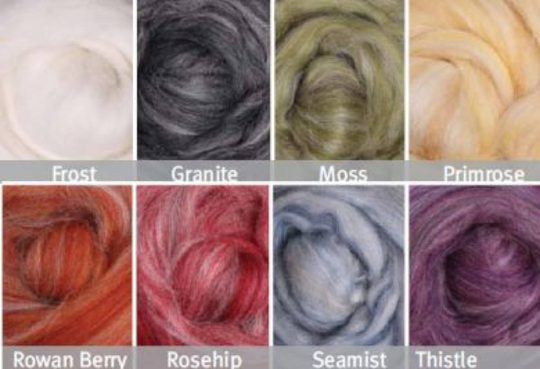 Ultrasoft Baby Alpaca Merino Blend Ashford Spinning Felting Blending Fiber Super Fast Ship