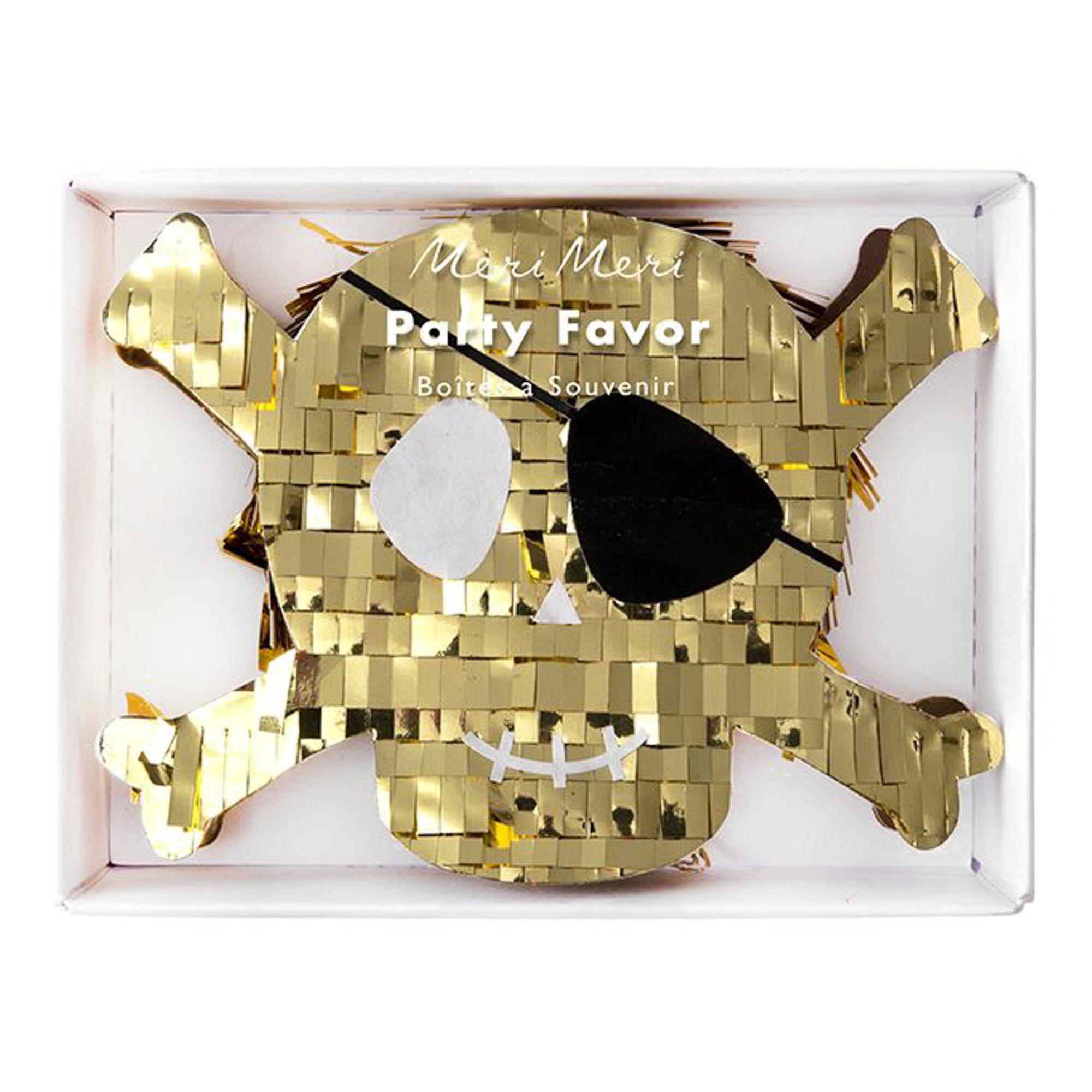 Meri Meri Pirates Bounty Pinata Party Favor: Gold - Paper by World Market