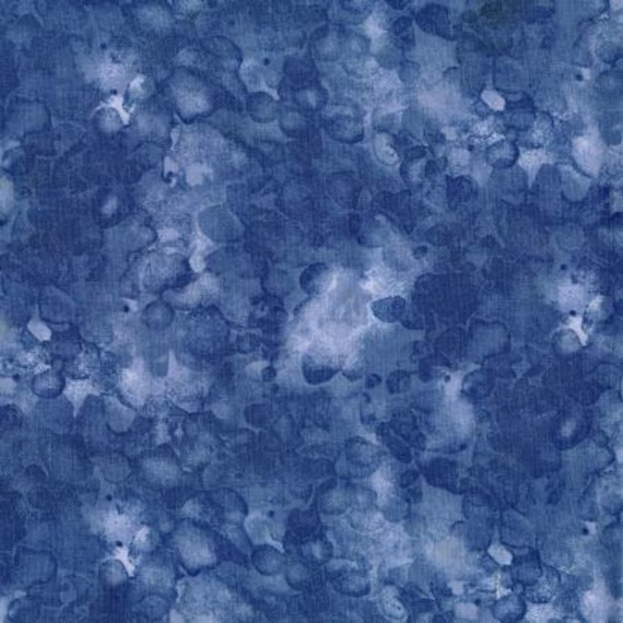 Blue Solid-Ish Blender Kimberly Einmo 44 Inches Wide 100% Quilting Cotton Fabric Tt-C6100-Kim-Blue
