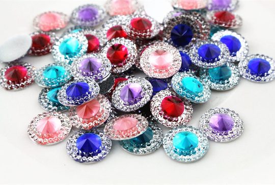 40Pcs 12mm 10mm Resin Cabochon Cameo Cover