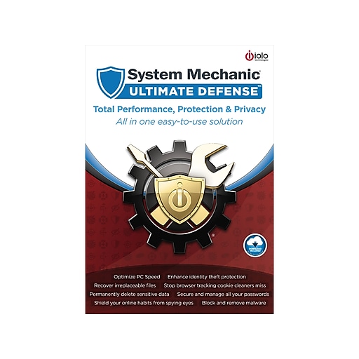 Iolo System Mechanic Ultimate Defense for 1 User, Windows, Download (SMU-ESD)