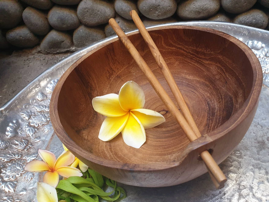 Special Wood Noodle Bowl, Ramen Rice Dish, Soup Salad Or Cereal Bowl. Home Decor, Handcrafted Wooden Bowls