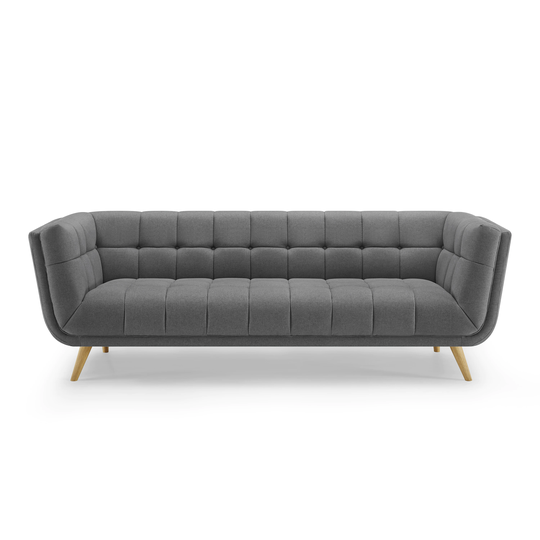 Clihome Lounge sofa Modern Gray Polyester/Blend Sofa | VO-SA777