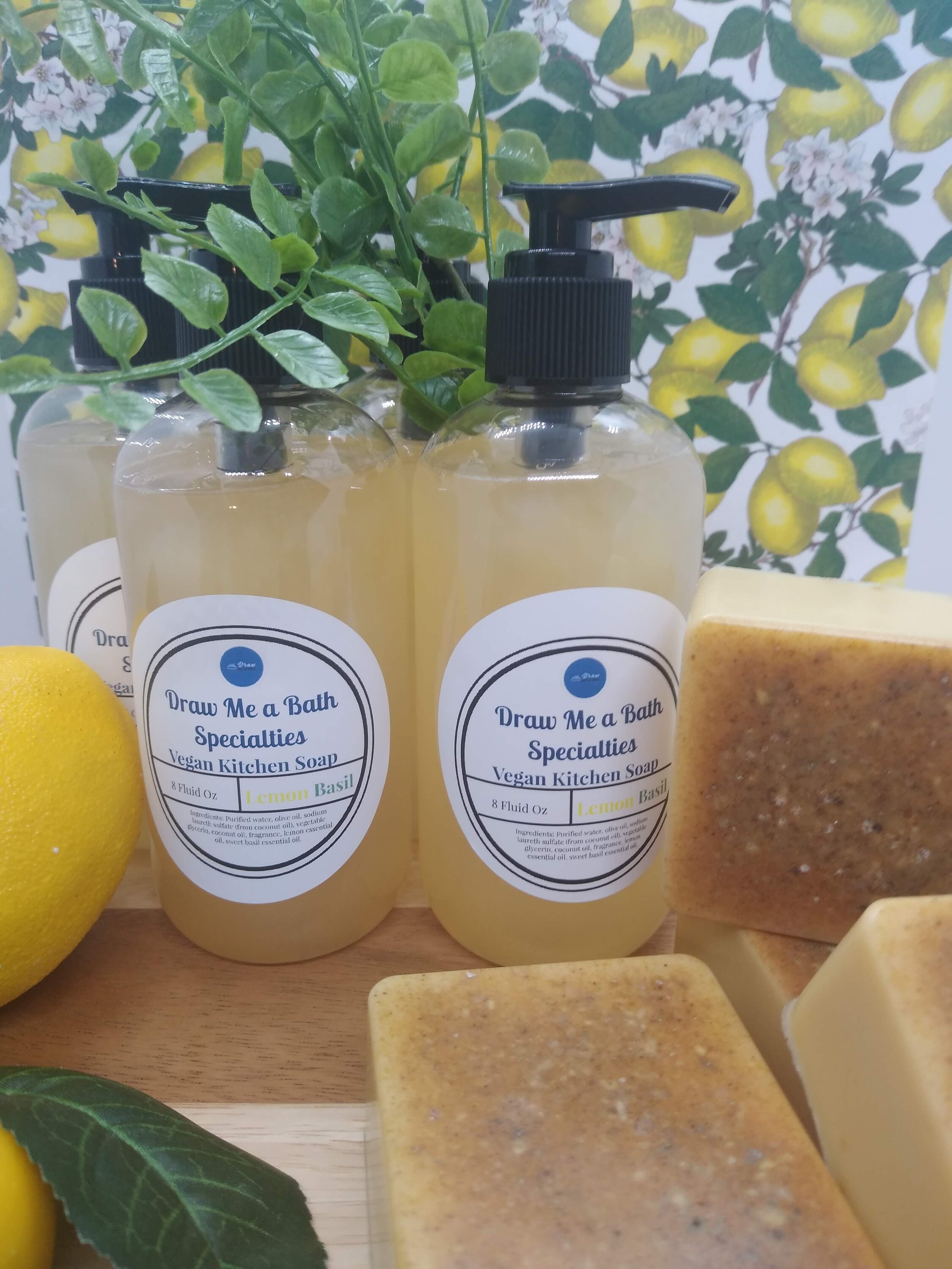 Handcrafted & Natural - Kitchen Soap Set