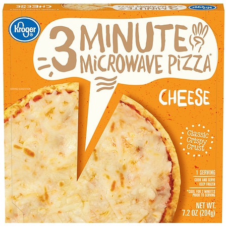 Kroger 3 Minute Microwave Cheese Pizza Box - 7.2 oz
