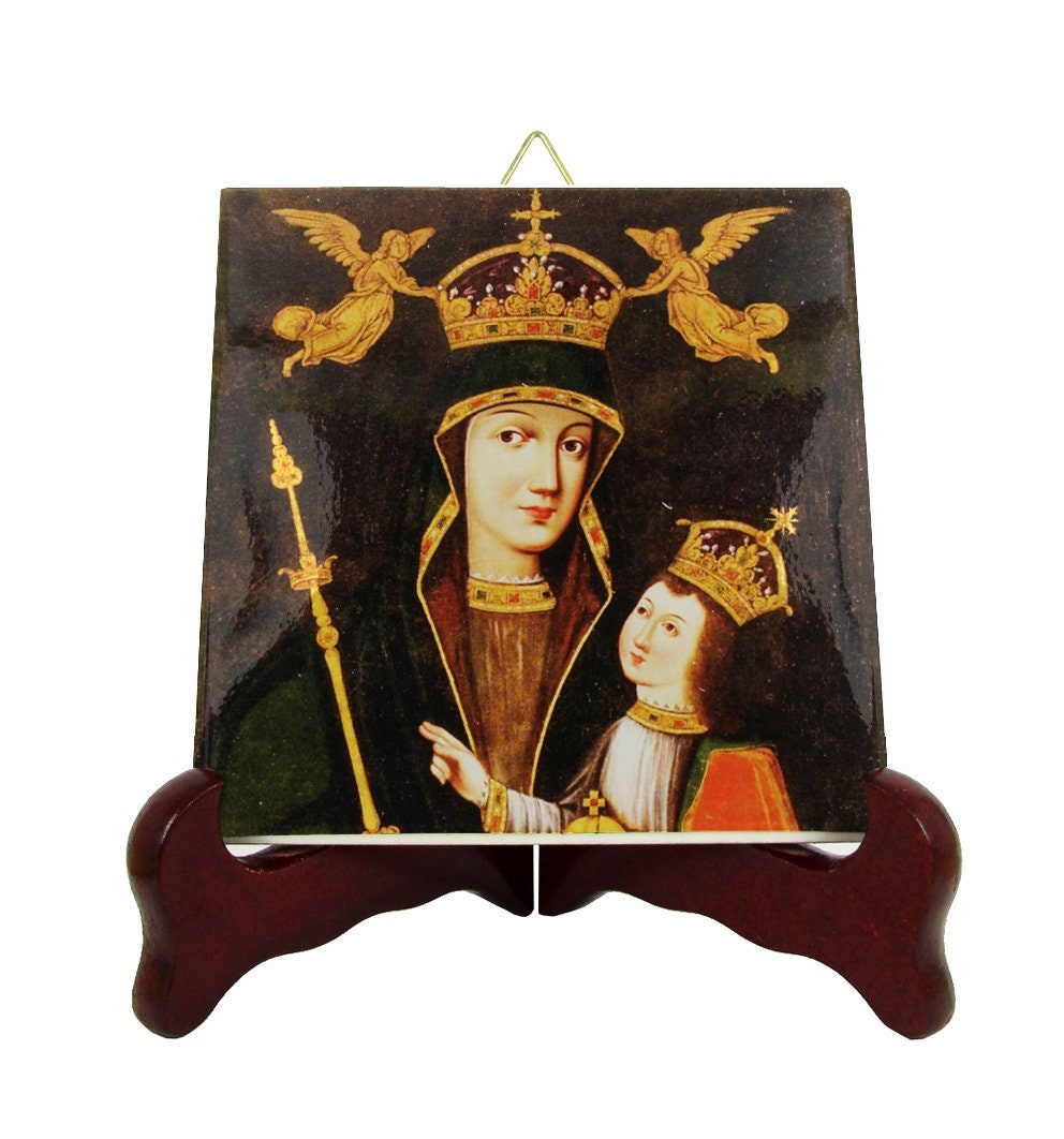 The Holy Virgin Of Byalynichy - Religious Icon On Tile Gifts Saint Mary Icons Orthodox Art Faith