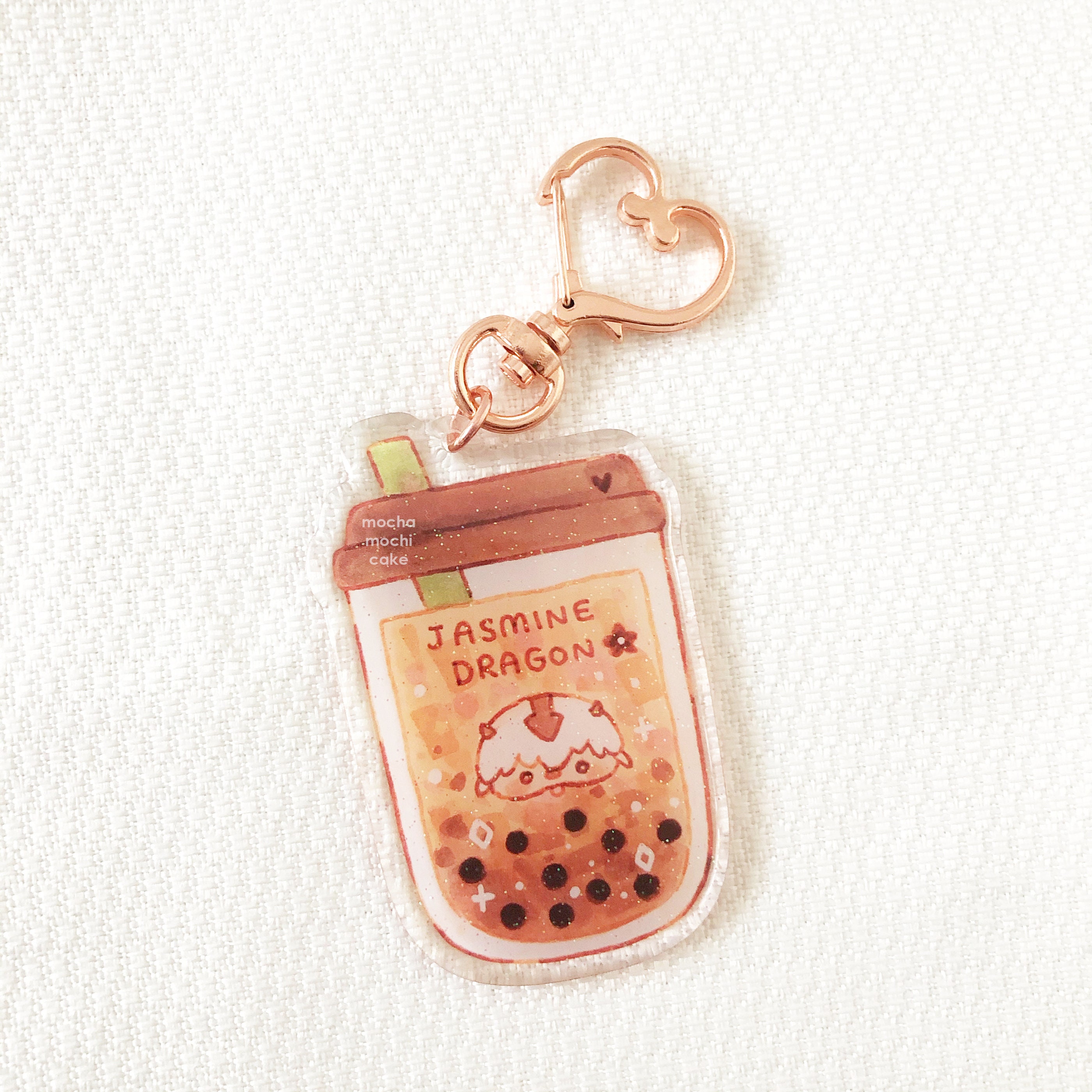 Atla Jasmine Dragon Appa Blend Boba Acrylic Keychain