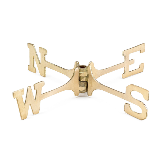 11" Brass Weathervane Directionals By Good Directions