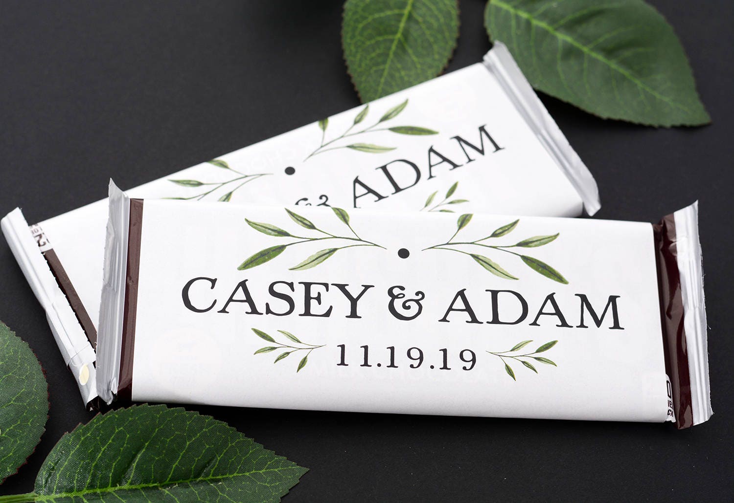 Wedding Candy Bar Wrappers - 25 Chocolate Wrappers Labels Custom Stickers For Weddings #wdihb-224