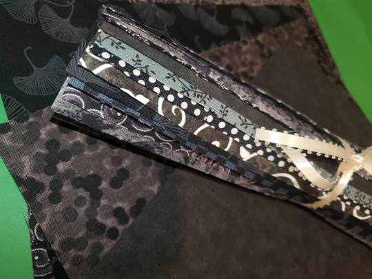 Black Tonal Blender Fabrics 100% Cotton Assorted For Quilting Choose Fat Quarters, 2 1/2" Strips, Jelly Roll, Charm Pack, Layer Cake