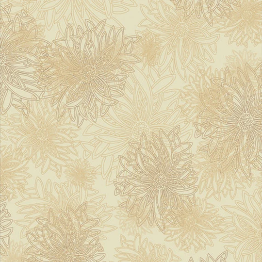 Floral Elements Sand Fe-504, Art Gallery Fabrics, Blender Fabric, Quilt Neutral Cotton Fabric By The Yard