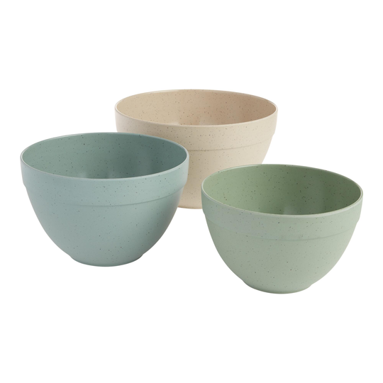 Upcycle Bamboo Fiber Mixing Bowls 3 Pack: Multi by World Market