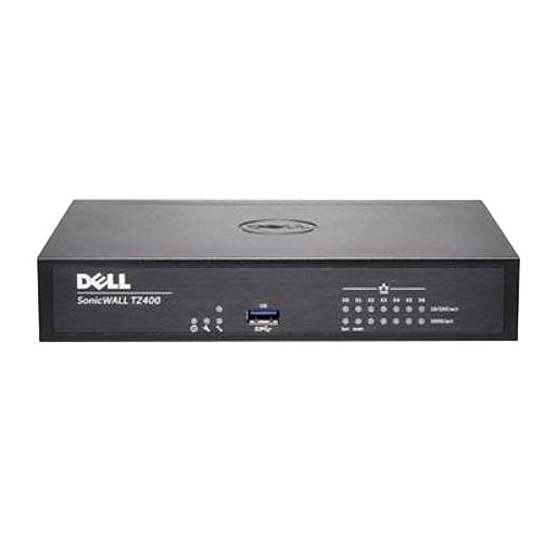 Sonicwall TotalSecure Security/Firewall Appliance with 1 Year Advanced Edition, 7 Port (TZ400)