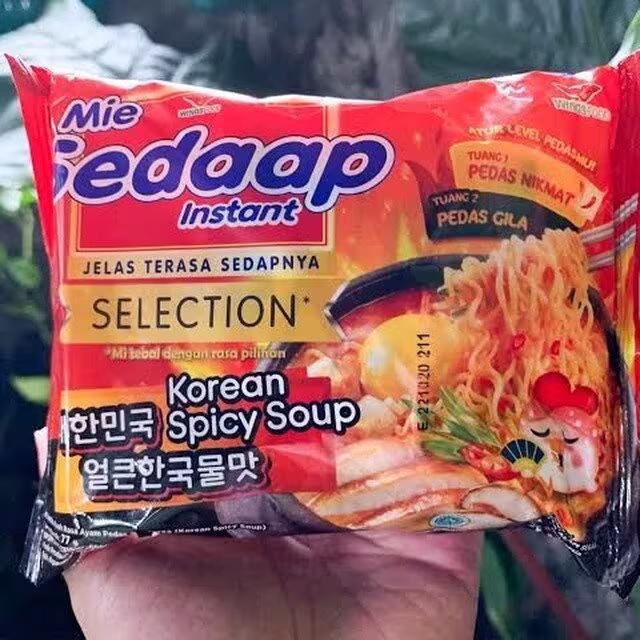 Sedaap Instant Noodle Mi | Korean Spicy Soup, Korean Cheese Buldak, Singapore Laksa, Chicken
