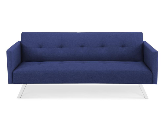 Lifestyle Solutions Rebecca Casual Blue Polyester/Blend Reclining Sofa | SCPRNLU2051P
