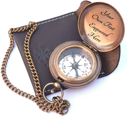Personalized Compass, Working Engraved Confirmation Gift, Heirloom Quality, Anniversary Baptism, Mothers Day
