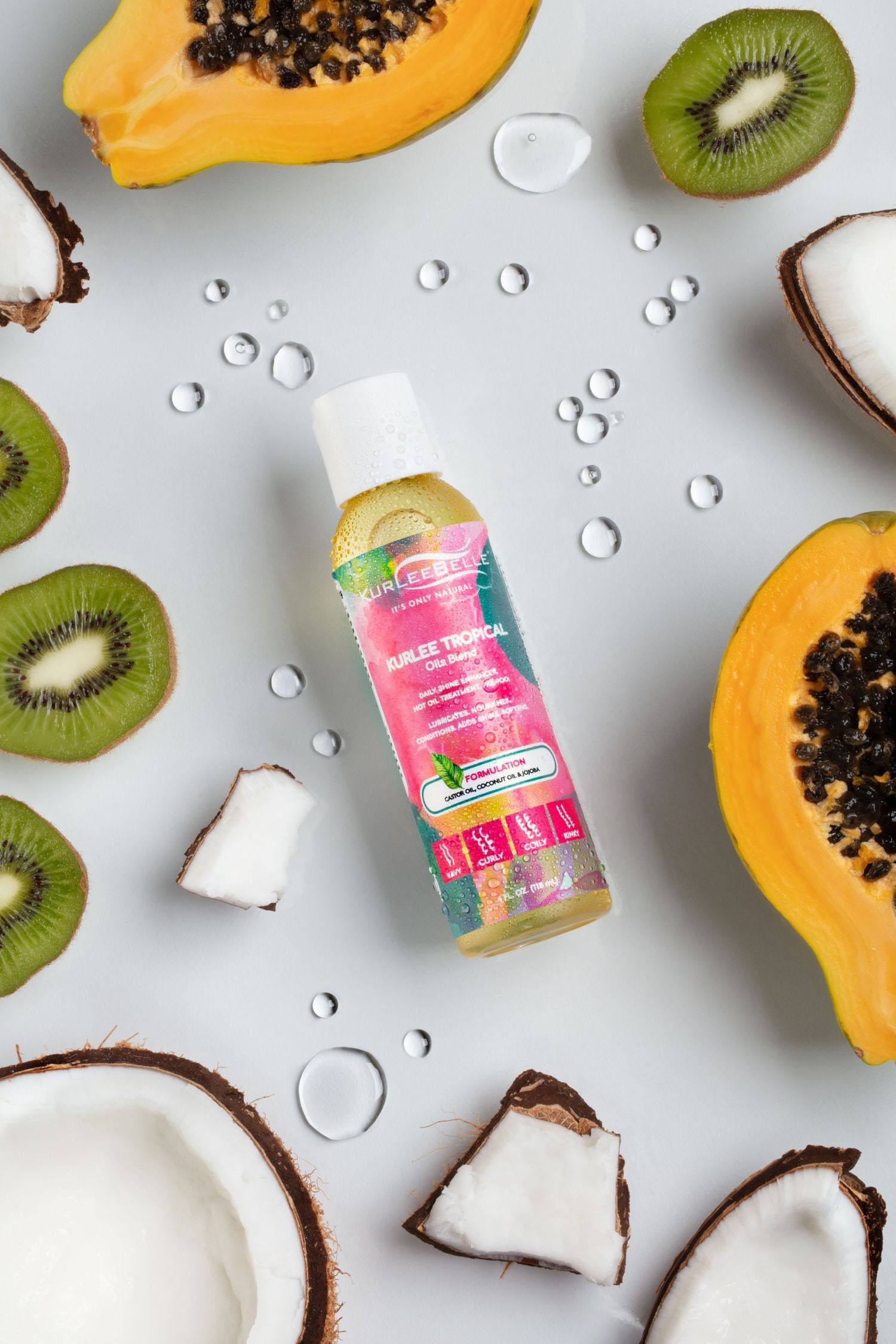 Kurleebelle Kurlee Tropical Oils Blend 4Oz
